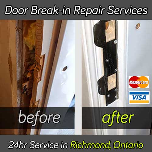 Door break in repair service in Richmond Ontario